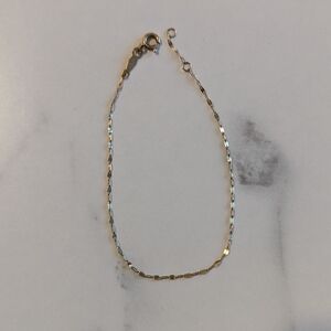 Catbird Tinsel 14k Yellow Gold Bracelet, 6-6.5"